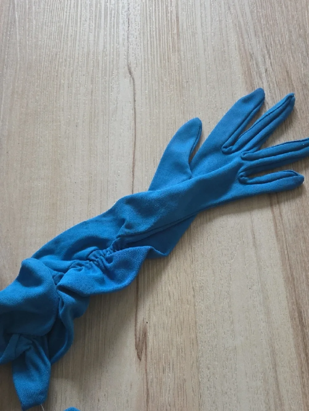 New Blue Long Evening Gloves - Women Accessories